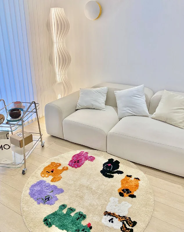 Cute Dog Decorative Rug