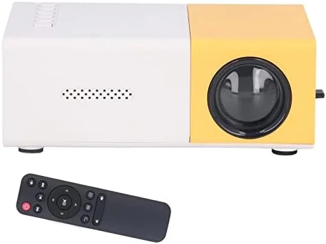 Mini Projector, Portable Projector 1080P Full HD Huge Screen Fast Heat Dissipation Compatible with Tablet Laptop PC TV Box LED Pico Video Projector for Home Outdoor Theater Movie