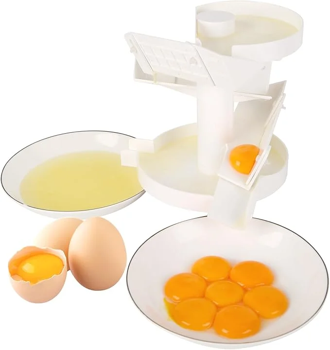 Egg white separator, Quick egg separator Egg yolk separator Protein separator, Time saver, For baking cakes, Kitchen tools for restaurants, Baking tools (002)