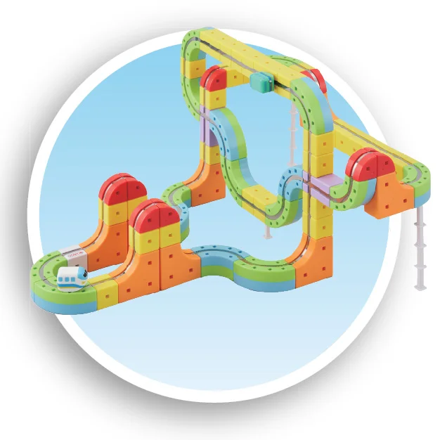 Magnetic Monorail Deluxe Set – Ultimate Building Toy for Kids – 66-Piece Magnetic Toy – Ages 3 and U Magnetic Monorail Deluxe Set – Ultimate Building Toy for Kids – 66-Piece Magnetic Toy – Ages 3 and U