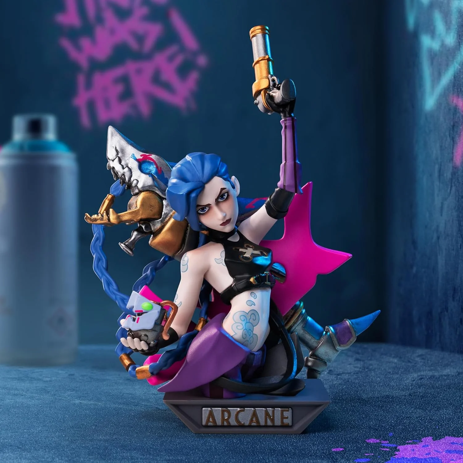 Single Box, POP MART League of Legends: Arcane Series Figures Blind Box Figures, Random Design Action Figures Collectible Toys Home Decorations, Holiday Birthday Gifts for Girls and Boys Single Box, POP MART League of Legends: Arcane Series Figures Blind Box Figures, Random Design Action Figures Collectible Toys Home Decorations, Holiday Birthday Gifts for Girls and Boys
