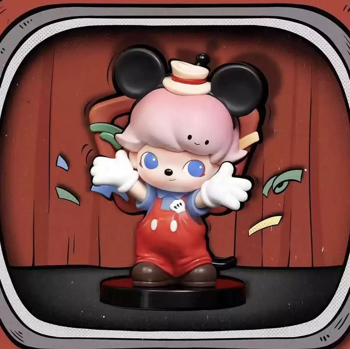 Single Box, POP MART DIMOO World × Disney Series Figures, Blind Box Figures, Random Design Action Figures Collectible Toys Home Decorations Single Box, POP MART DIMOO World × Disney Series Figures, Blind Box Figures, Random Design Action Figures Collectible Toys Home Decorations