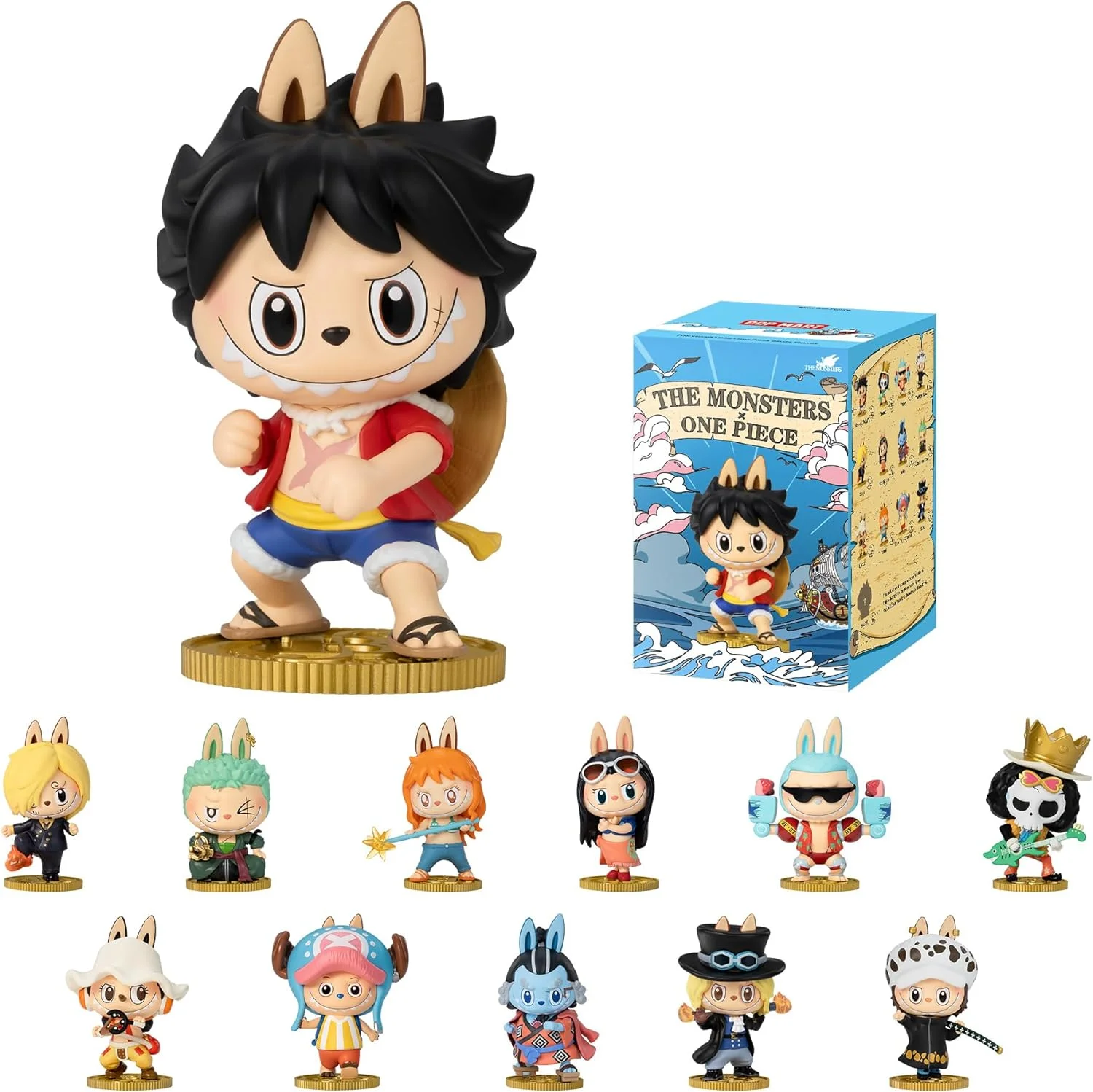 POP MART The Monsters × One Piece Series Figures 12PCs Blind Box Figures, Random Design Action Figures Collectible Toys Home Decorations, Holiday Birthday Gifts for Girls and Boys, Whole Set POP MART The Monsters × One Piece Series Figures 12PCs Blind Box Figures, Random Design Action Figures Collectible Toys Home Decorations, Holiday Birthday Gifts for Girls and Boys, Whole Set