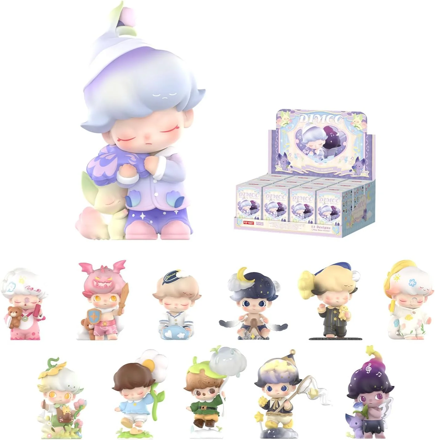 Whole Set, POP MART DIMOO Weaving Wonders Series Figures, 12PCs DIMOO Blind Box Figures, Random Design Action Figures Collectible Toys Home Decorations, Holiday Birthday Gifts Whole Set, POP MART DIMOO Weaving Wonders Series Figures, 12PCs DIMOO Blind Box Figures, Random Design Action Figures Collectible Toys Home Decorations, Holiday Birthday Gifts