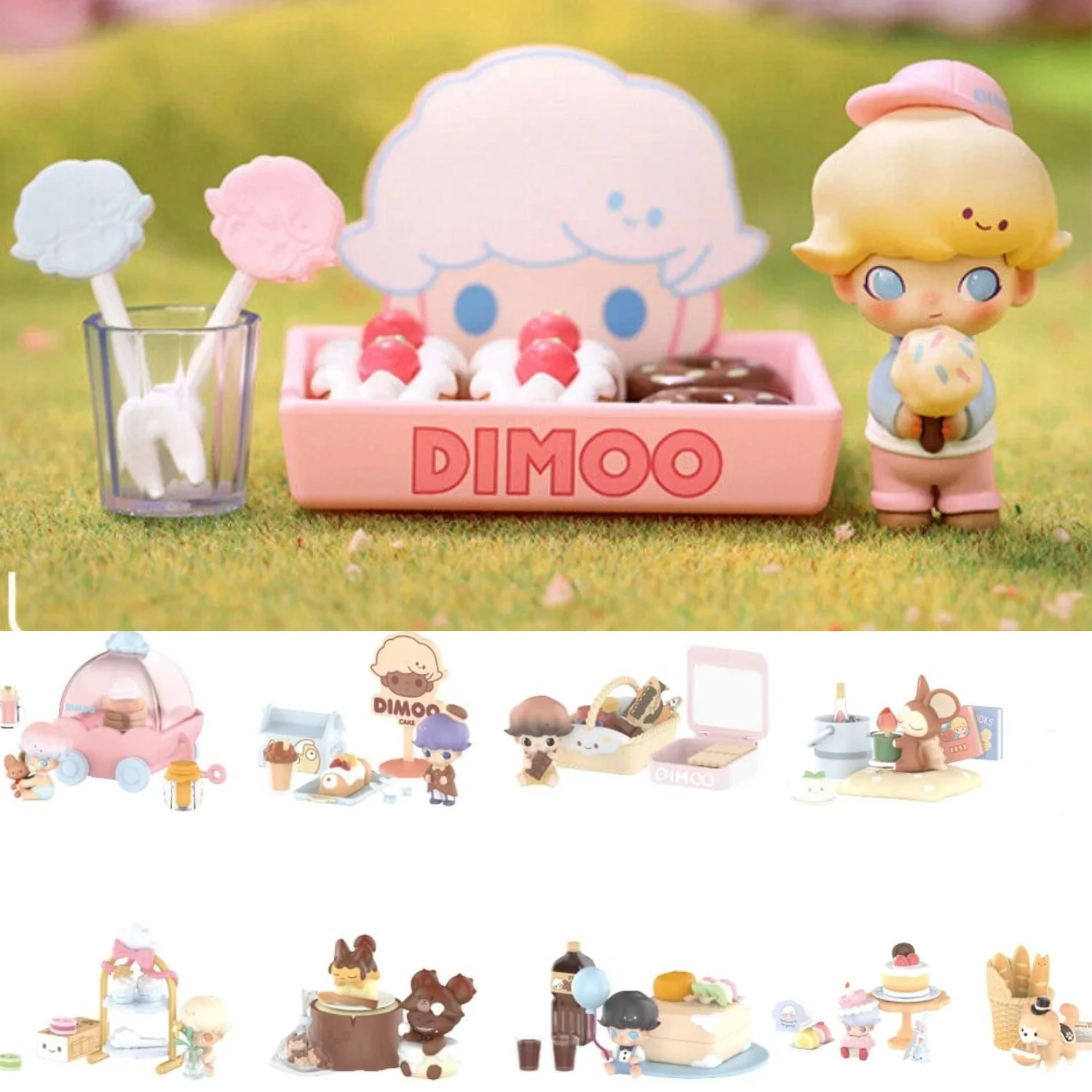 Whole Set, POP MART DIMOO Go on an Outing Together Blind Box Figures, Random Design Toys for Modern Home Decor, Collectible Toy Set for Desk Accessories, 9PC Whole Set, POP MART DIMOO Go on an Outing Together Blind Box Figures, Random Design Toys for Modern Home Decor, Collectible Toy Set for Desk Accessories, 9PC