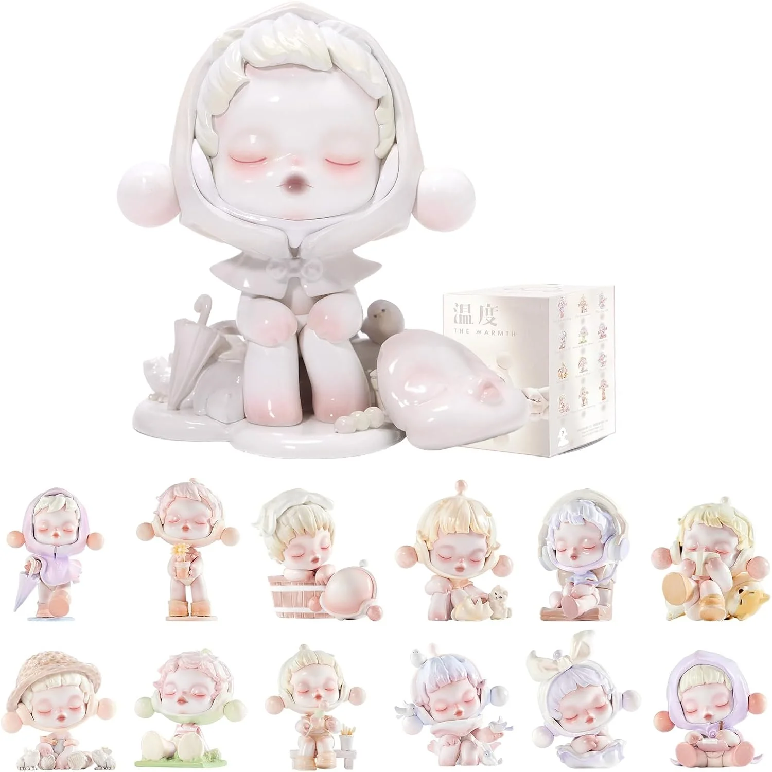 Whole Set, POP MART SKULLPANDA Warmth Series 12PC Action Figure Popular Toy Collectible Art Toy Exclusive Kawaii Fantastic Creative Gift Room Decor Desktop Cute Figure, for Christmas Birthday Party Holiday Whole Set, POP MART SKULLPANDA Warmth Series 12PC Action Figure Popular Toy Collectible Art Toy Exclusive Kawaii Fantastic Creative Gift Room Decor Desktop Cute Figure, for Christmas Birthday Party Holiday