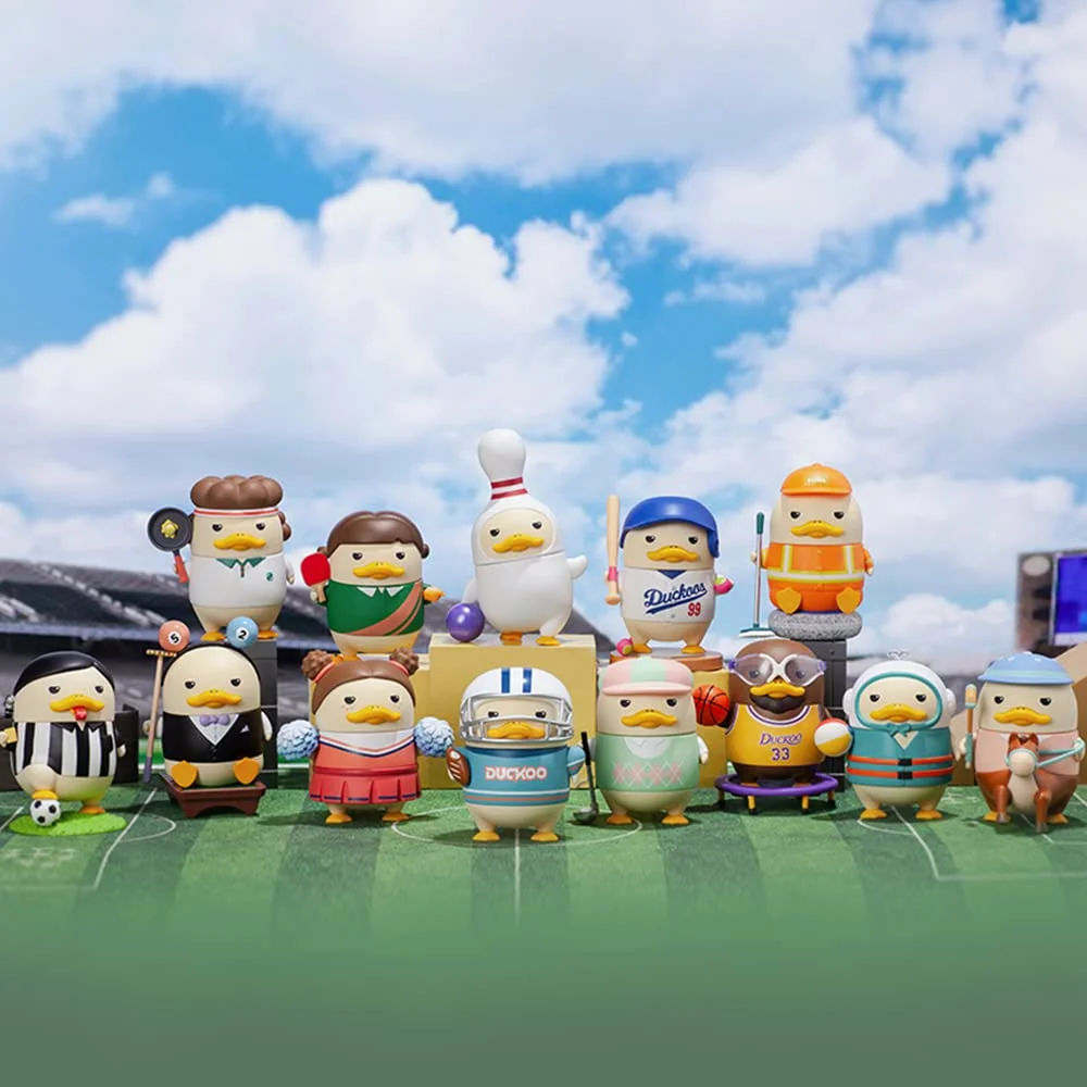 Whole Set, POP MART DUCKOO Ball Club Series, 12PCs DUCKOO Blind Box Figures, Random Design Action Figures Collectible Toys Home Decorations, Holiday Birthday Gifts for Girls and Boys Whole Set, POP MART DUCKOO Ball Club Series, 12PCs DUCKOO Blind Box Figures, Random Design Action Figures Collectible Toys Home Decorations, Holiday Birthday Gifts for Girls and Boys