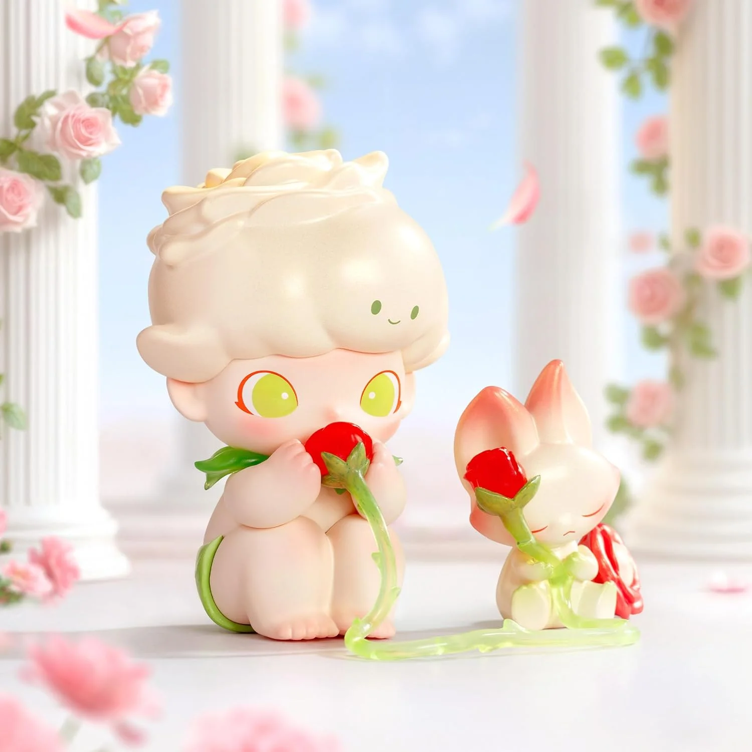 POP MART DIMOO Whisper of The Rose Figure, 2.36 * 3.15 Inches Height, Toys for Modern Home Decor, Collectible Toy Set for Desk Accessories POP MART DIMOO Whisper of The Rose Figure, 2.36 * 3.15 Inches Height, Toys for Modern Home Decor, Collectible Toy Set for Desk Accessories