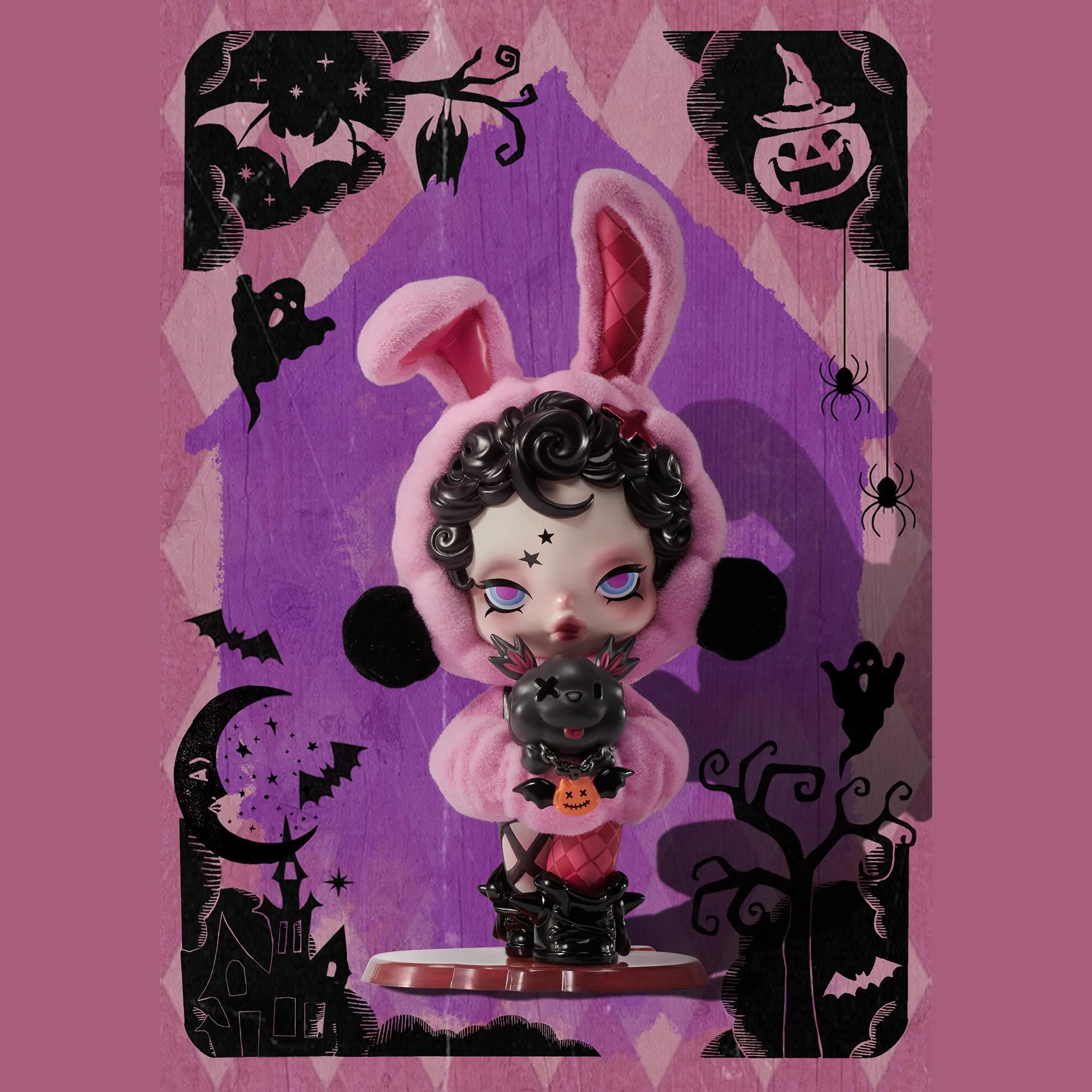 POP MART SKULLPANDA Bunny or Doggy Figure, 4.7 inches Height, Toys for Modern Home Decor, Collectible Toy Set for Desk Accessories, 1PC POP MART SKULLPANDA Bunny or Doggy Figure, 4.7 inches Height, Toys for Modern Home Decor, Collectible Toy Set for Desk Accessories, 1PC