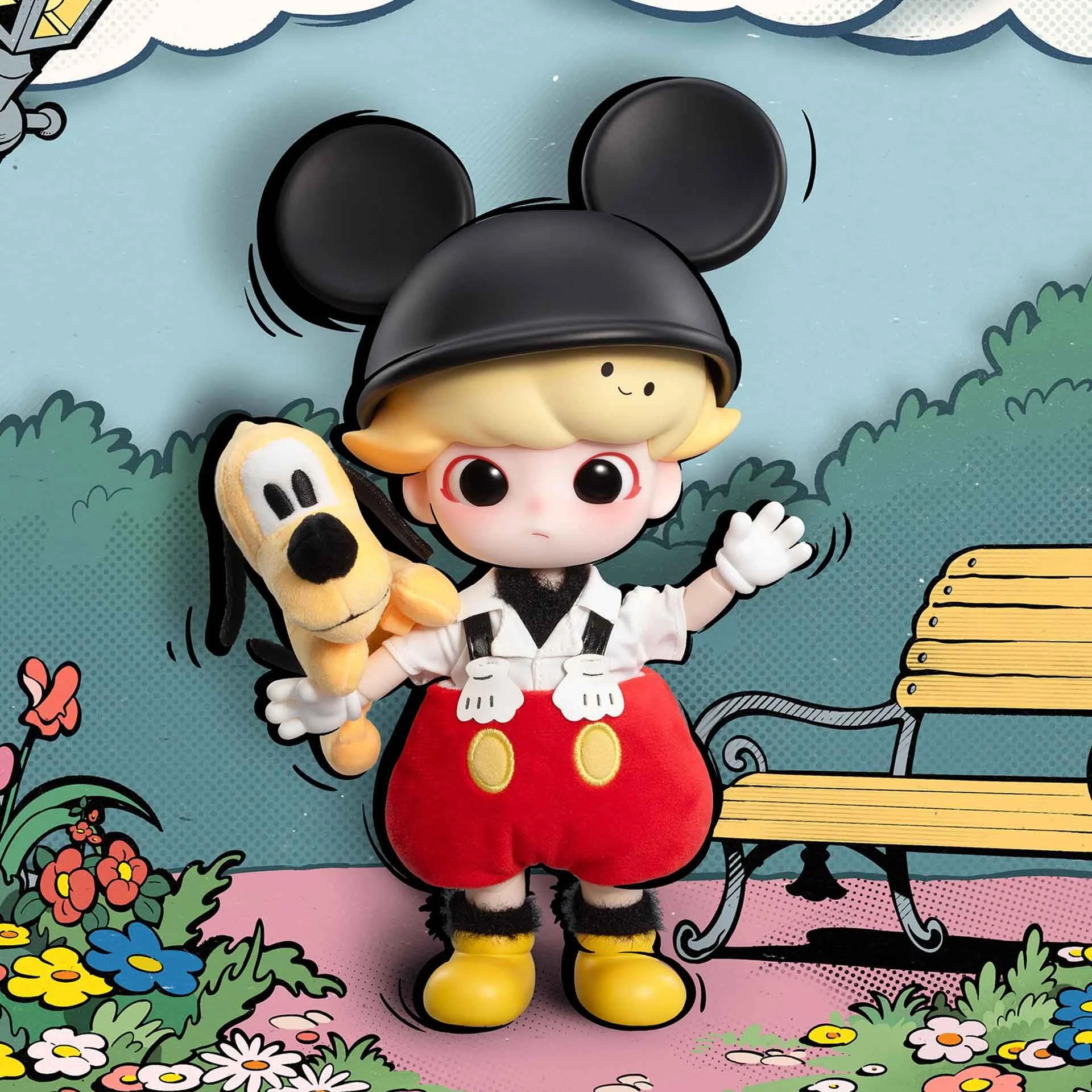 POP MART DIMOO Mickey 1/8 Action Figure, 7.87 inches Height, Toys for Modern Home Decor, Collectible Toy Set for Desk Accessories, 1PC POP MART DIMOO Mickey 1/8 Action Figure, 7.87 inches Height, Toys for Modern Home Decor, Collectible Toy Set for Desk Accessories, 1PC