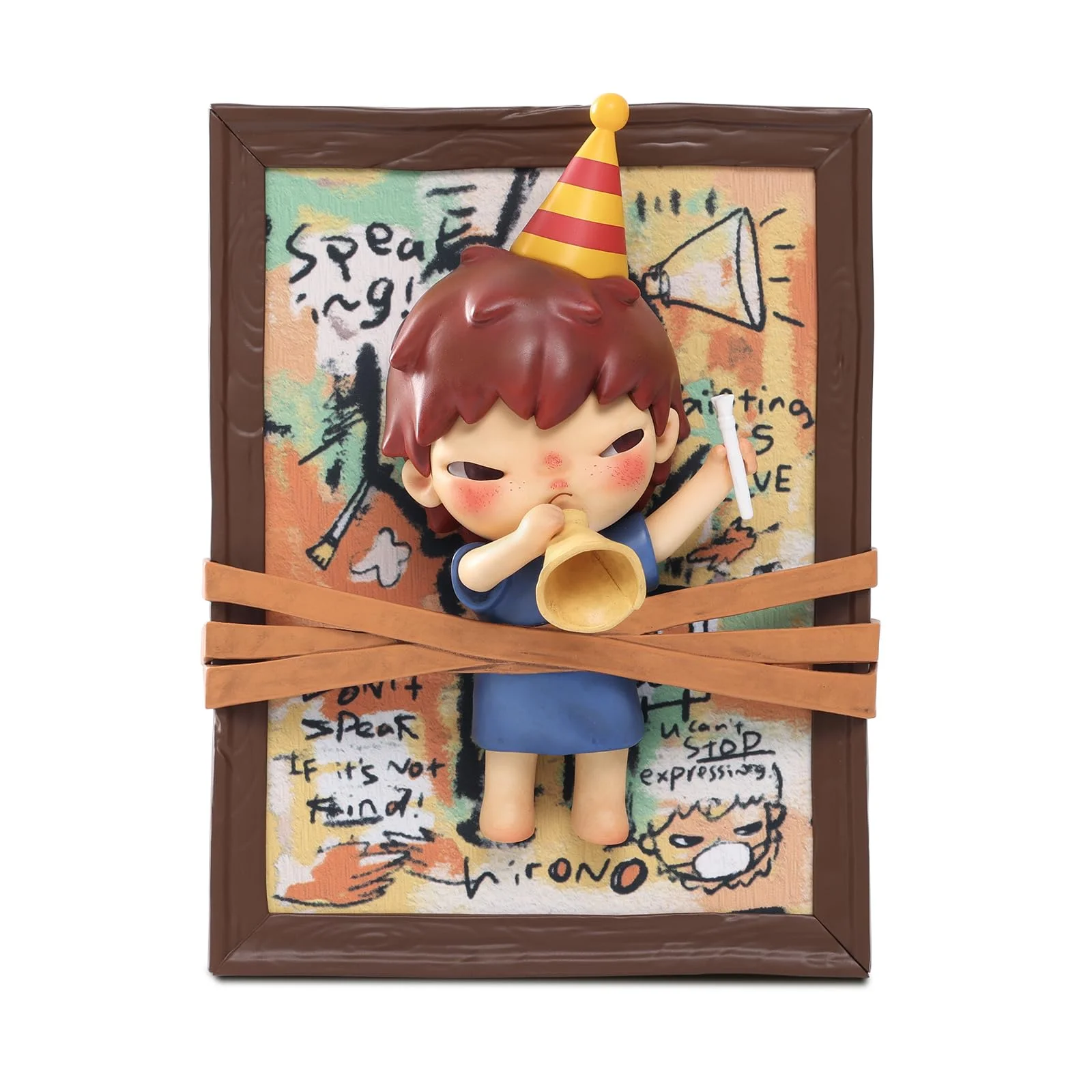 POP MART Hirono Saying Figurine Set Collection, Collectilbe Figure Toy, for Mordern Home Decorations