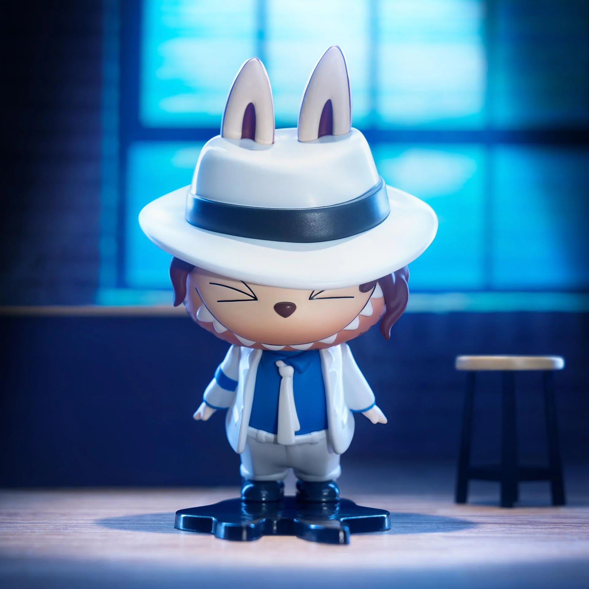 POP MART LABUBU Superstar Dance Moves Figure, 3.54 inches Height, Toys for Modern Home Decor, Collectible Toy Set for Desk Accessories, 1PC