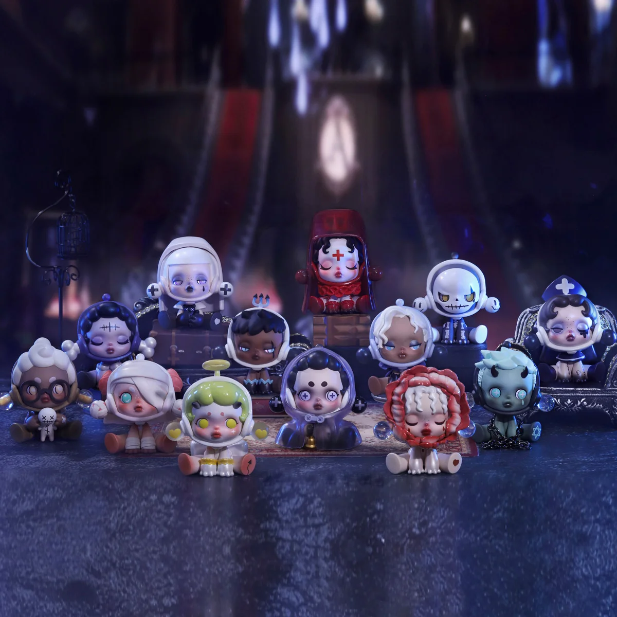 Skull Panda x POP MART Ancient Castle Blind Box Series