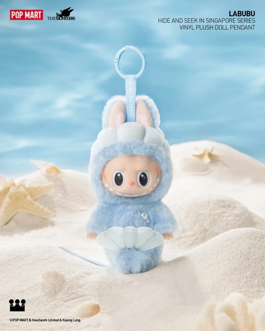 Pop Mart LABUBU HIDE AND SEEK IN SINGAPORE SERIES-Vinyl Plush Doll Pendant(Singapore exclusive) Pop Mart LABUBU HIDE AND SEEK IN SINGAPORE SERIES-Vinyl Plush Doll Pendant(Singapore exclusive)